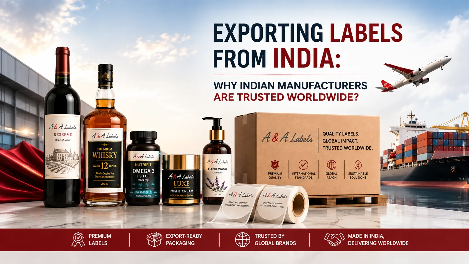 Label export from India