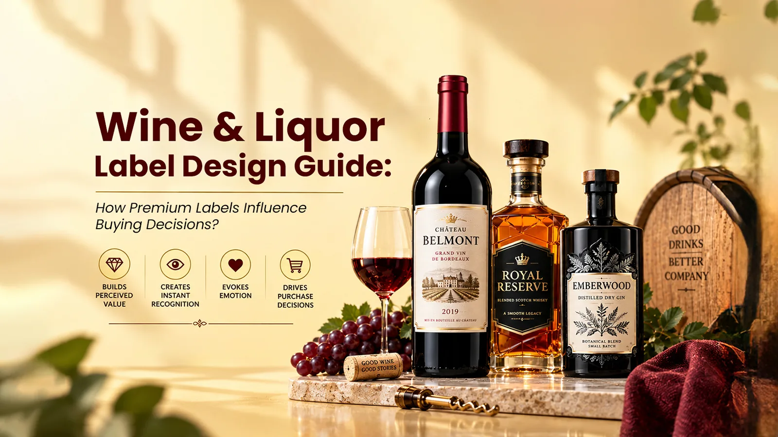 Wine & Liquor Label Designing