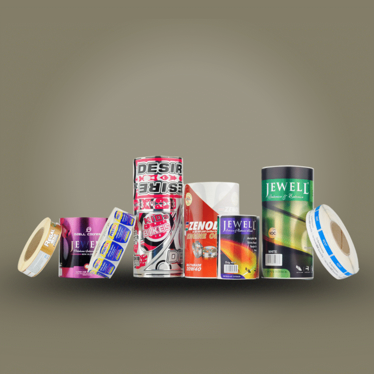 Silver BOPP Labels