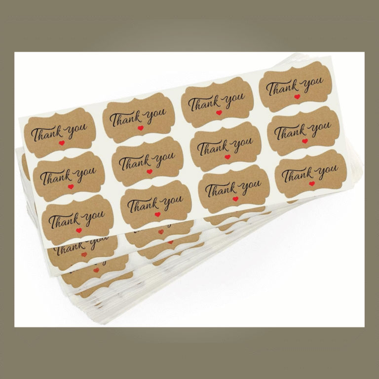 Kraft Brown Labels