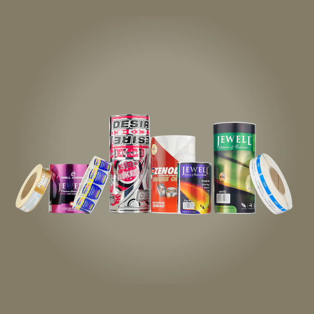 Silver BOPP Labels