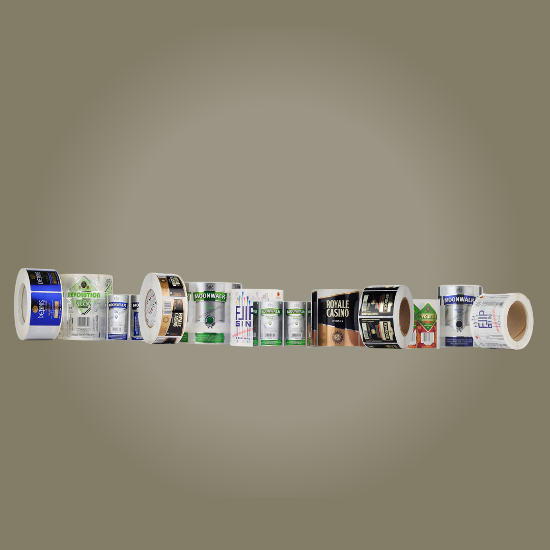 Silver BOPP Labels
