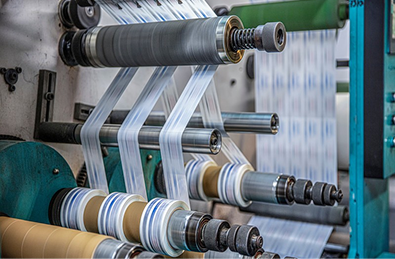 Flexo printing label sample