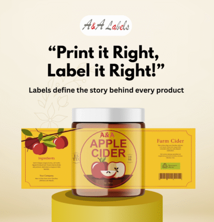 Custom Label Printing Service in Gurugram - A&A Labels